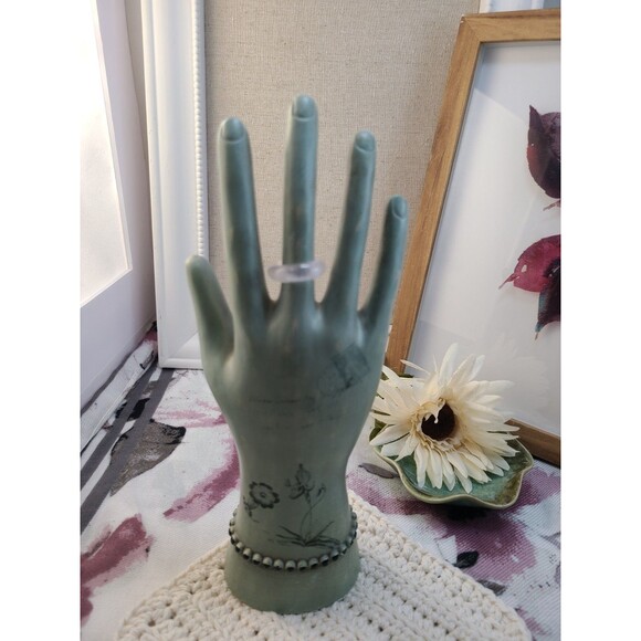 Luki Lapidary Handmade Natural Carved Rose Quartz Ring size 5 - Picture 3 of 5